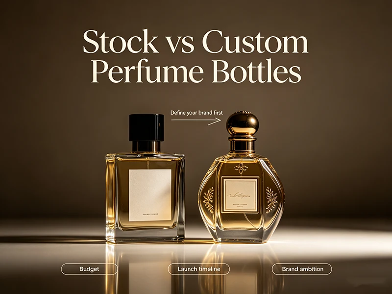 Custom perfume bottle mold development from drawing to glass sample
