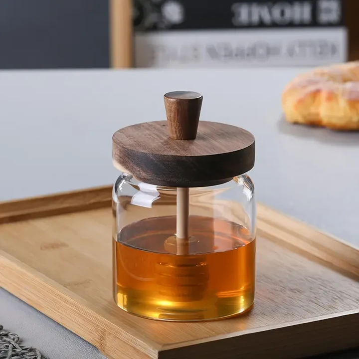 honey jar glass favors (6)