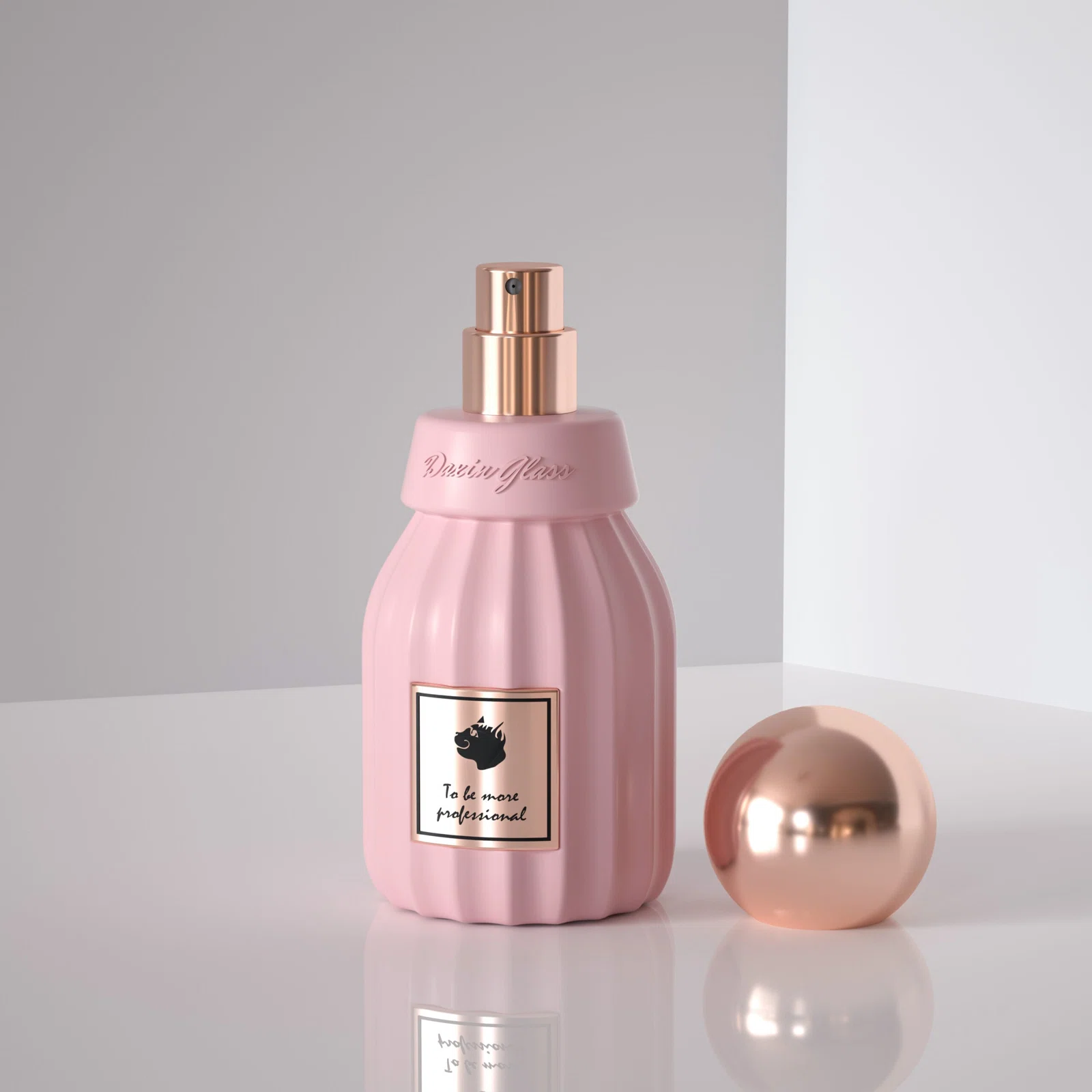 round cap perfume bottles