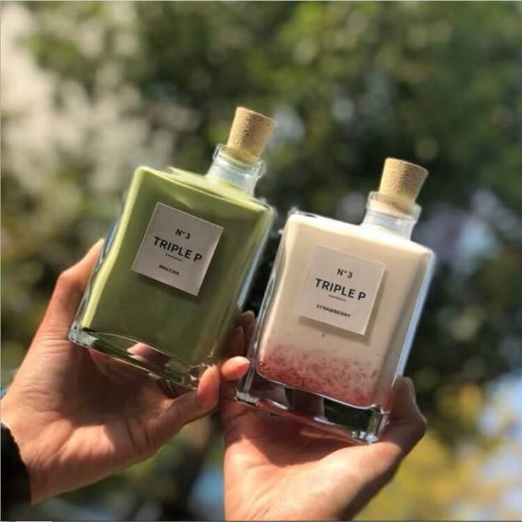 square glass bottles for sale