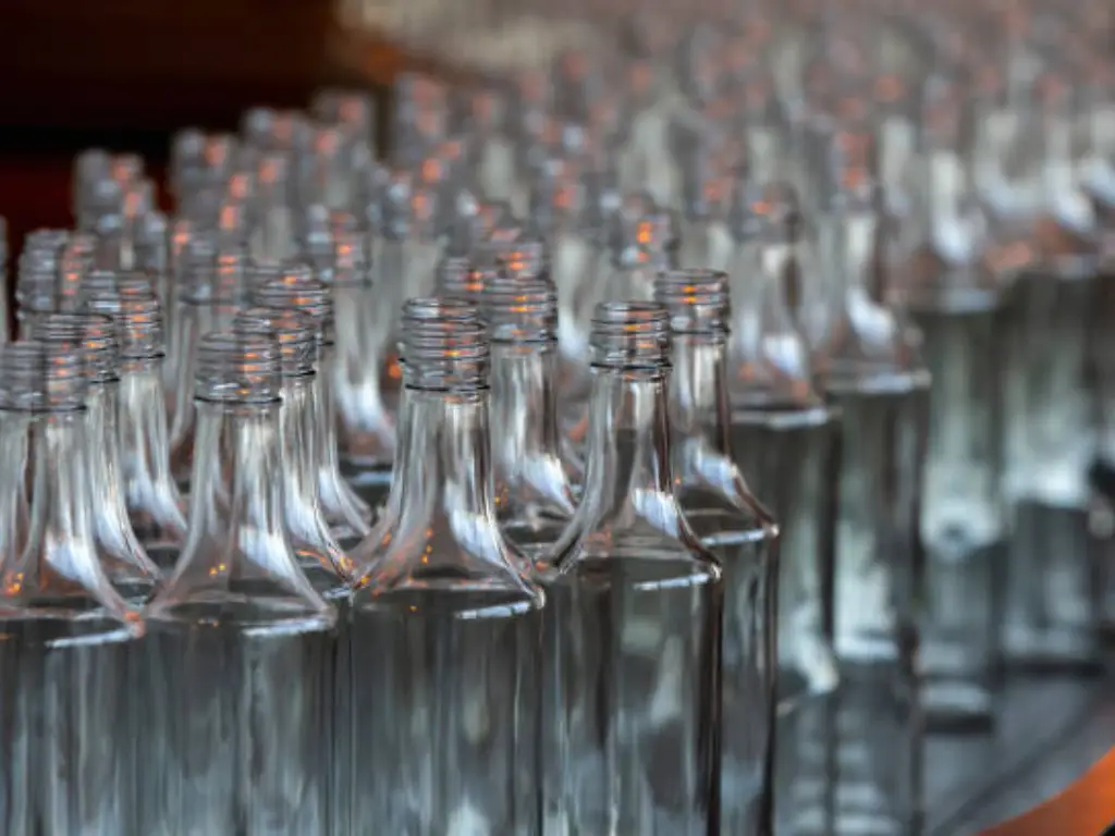 glass beverage bottles