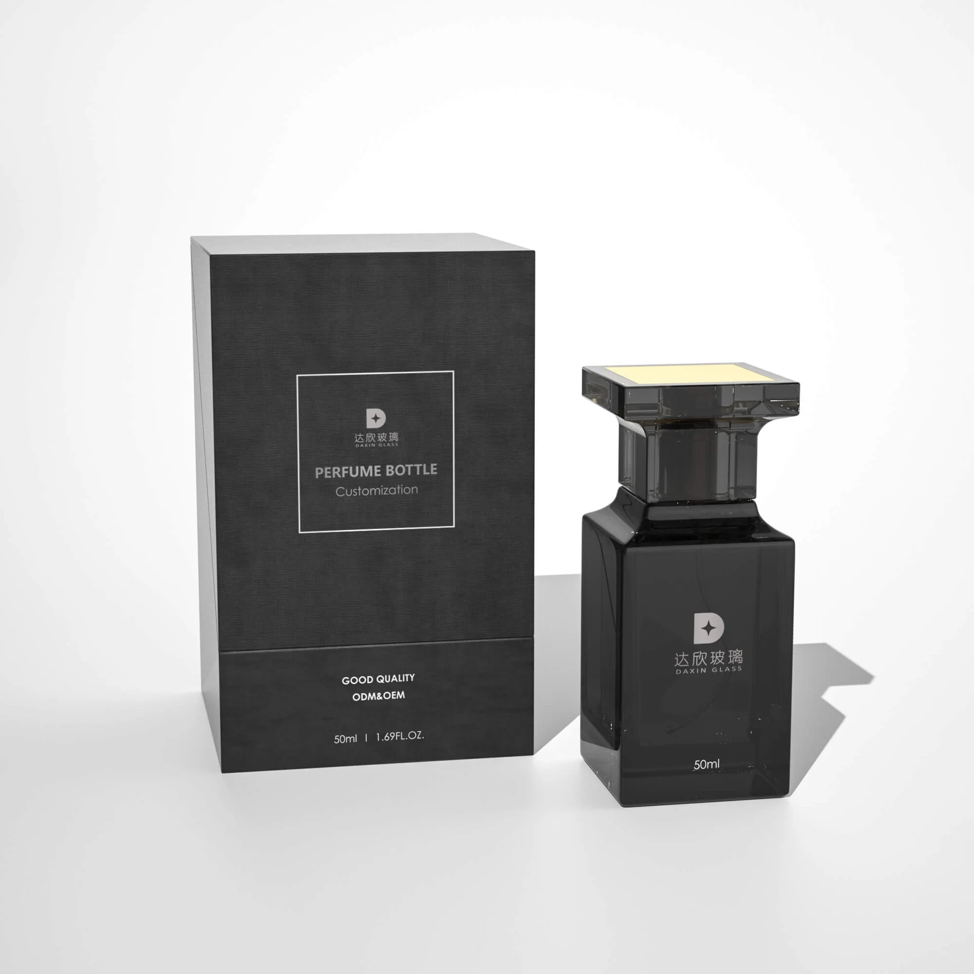 Wholesale Bulk Premium Empty Elegant Crimp Brand Name Glass Spray Perfume Bottles