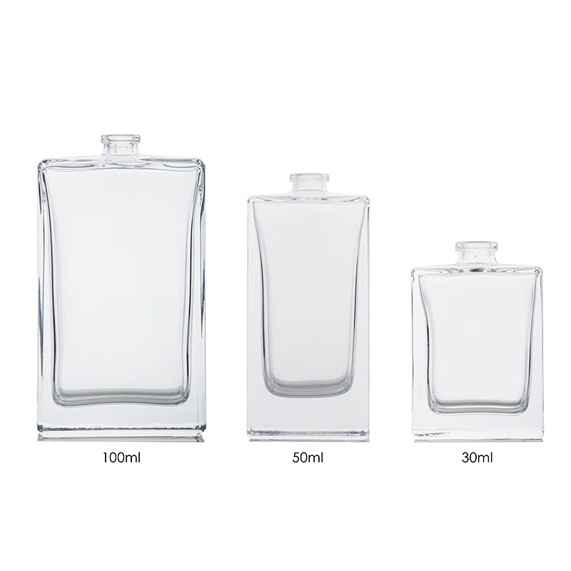 clear spray bottle glass perfume sample