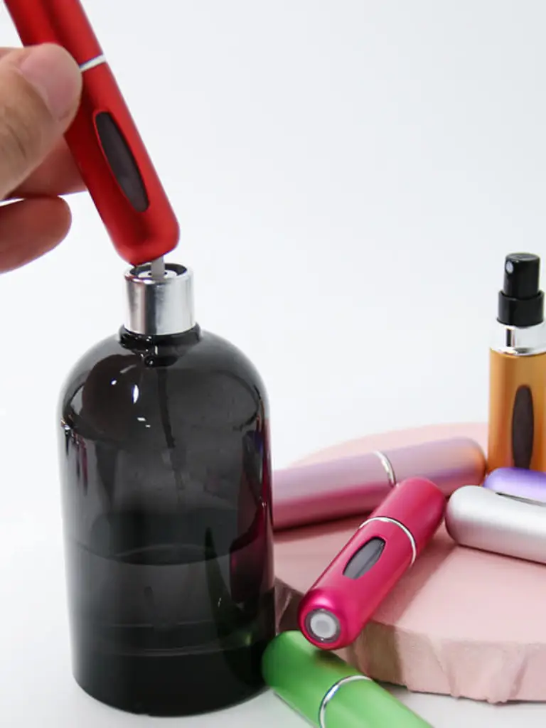 travel perfume bottle filling usage