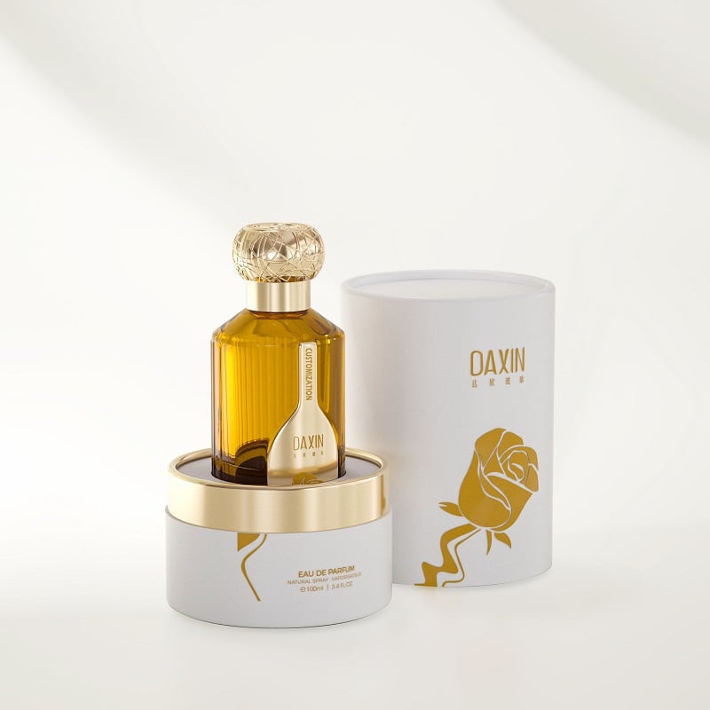 Round Perfume Glass Bottle with Box Packaging (5)