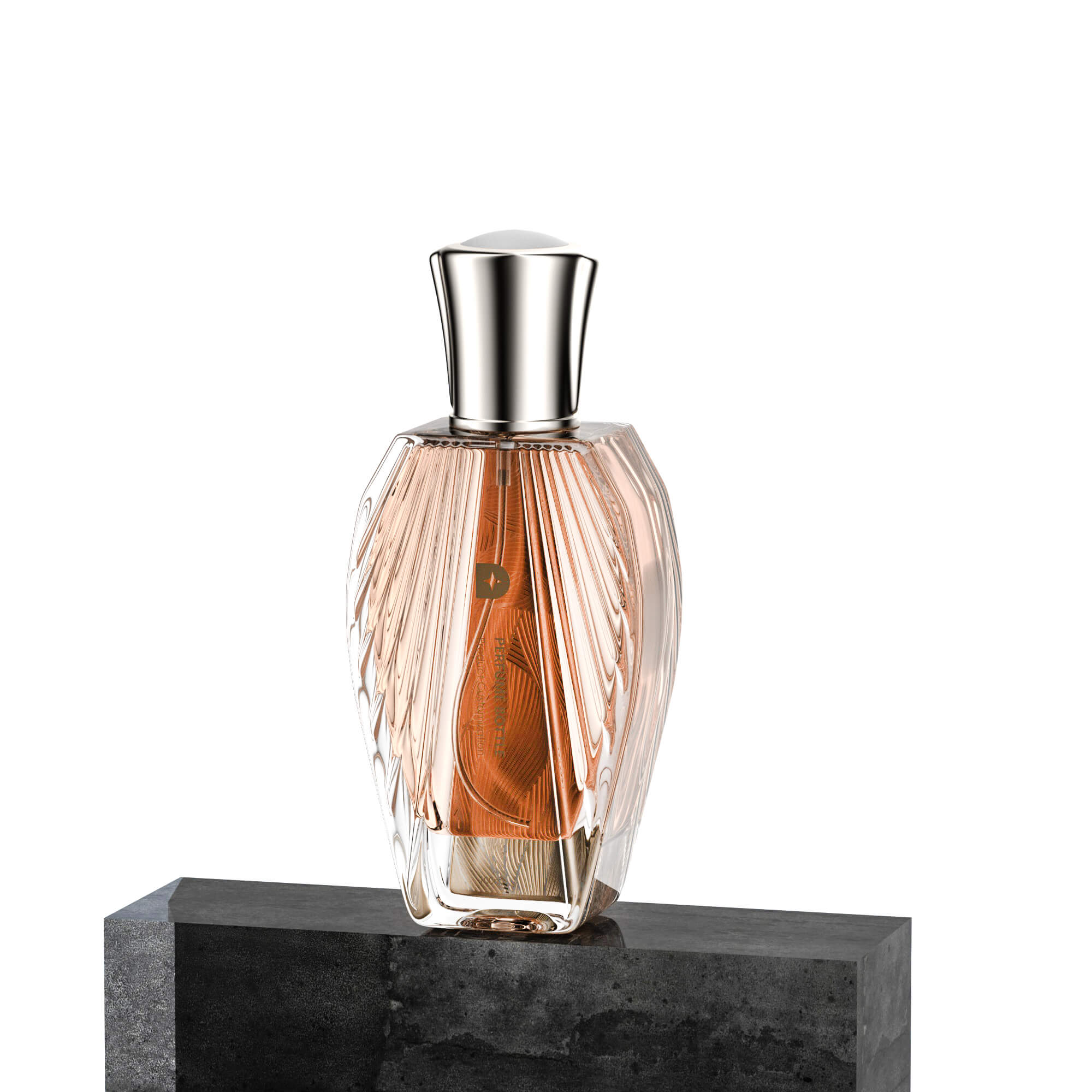 Unparalleled Luxury Perfume Bottle Glass Bottle with Cap for Women and Men