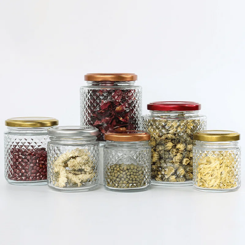glass jars for honey