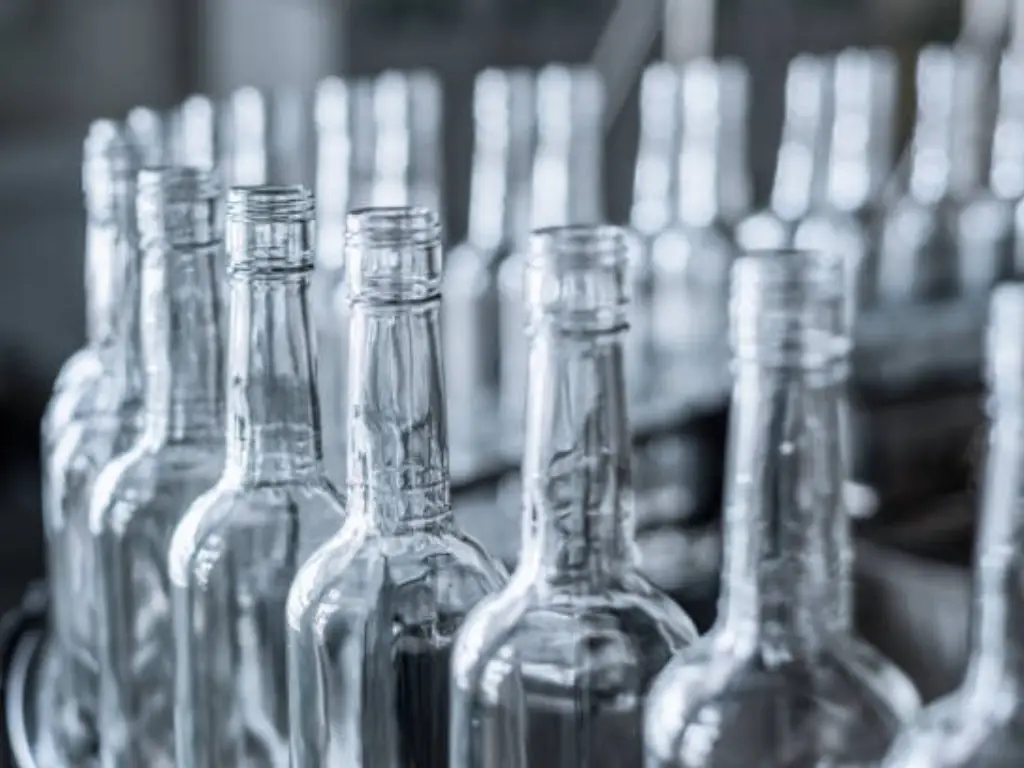 glass bottle