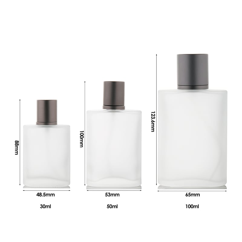 frosted perfume bottle