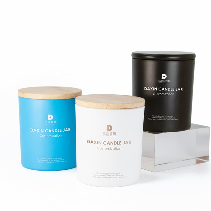 three Daxin custom candle jar with custom logo 01
