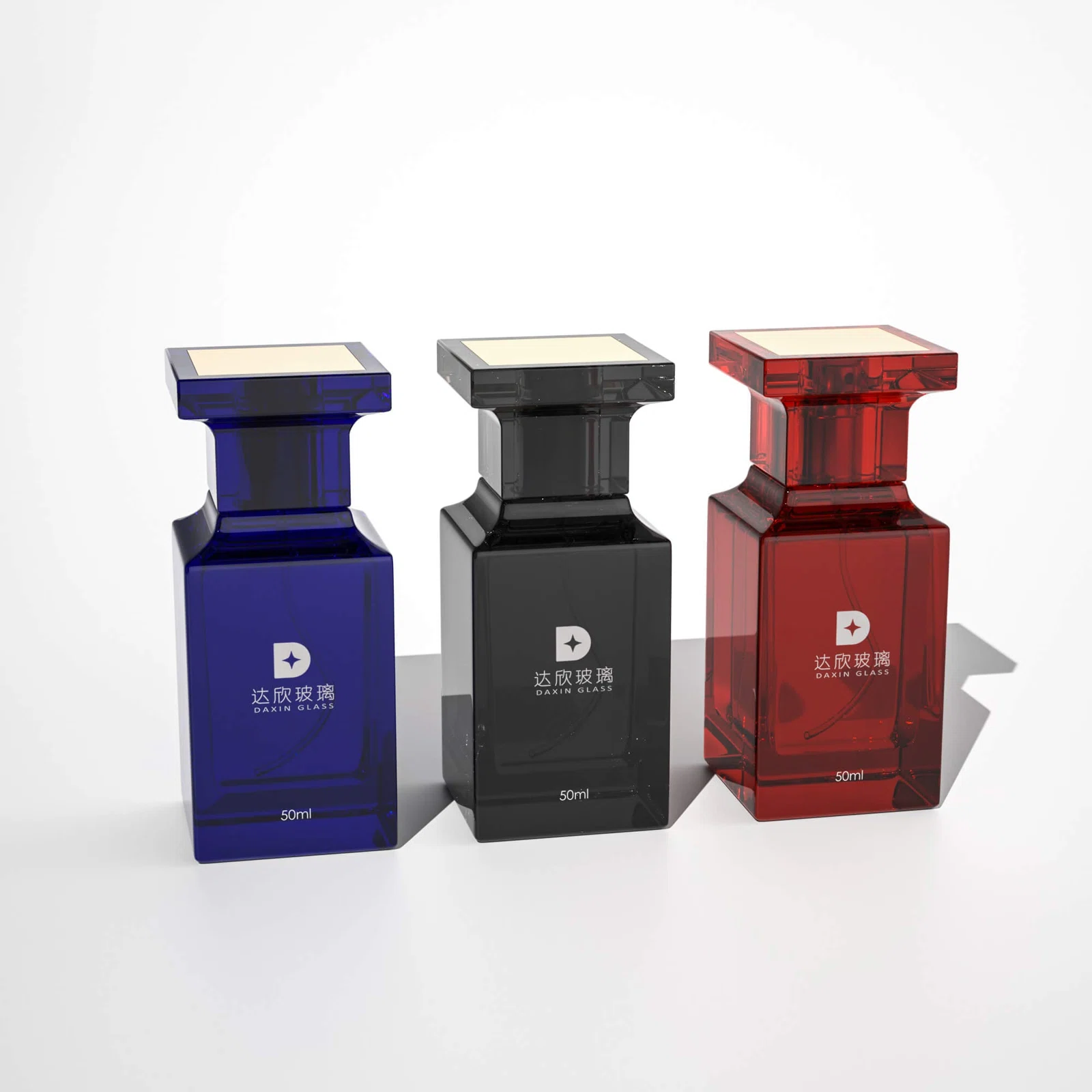 square glass perfume bottle