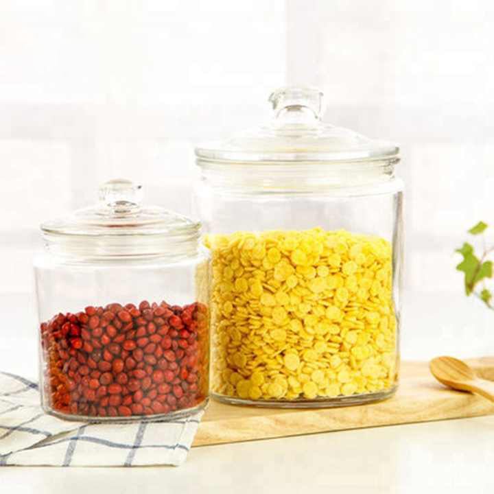 glass mouth mason jars (4)