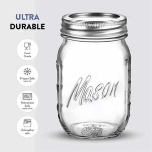 Mason Glass Jar (3)