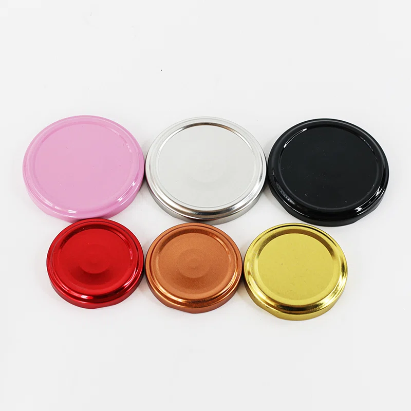 screw on lids for the decorative glass jar for food products 01